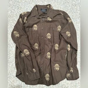 Filson Smokey the Bear shirt - Large - Brown
